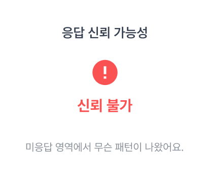 응답 신뢰 가능성 이미지
